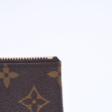 Load the image into the gallery viewer. 極美品 LOUIS VUITTON ルイヴィトン ポシェット クレ コインケース 小銭入れ M62650 モノグラム ブラウン 中古 4a006094