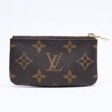 Load the image into the gallery viewer. 極美品 LOUIS VUITTON ルイヴィトン ポシェット クレ コインケース 小銭入れ M62650 モノグラム ブラウン 中古 4a006081