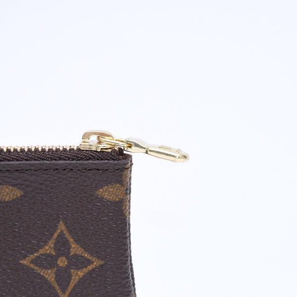 極美品 LOUIS VUITTON ルイヴィトン ポシェット クレ コインケース 小銭入れ M62650 モノグラム ブラウン 中古 4a006094