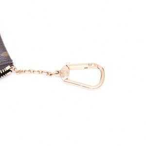 極美品 LOUIS VUITTON ルイヴィトン ポシェット クレ コインケース 小銭入れ M62650 モノグラム ブラウン 中古 4a006094