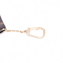 Load the image into the gallery viewer. 極美品 LOUIS VUITTON ルイヴィトン ポシェット クレ コインケース 小銭入れ M62650 モノグラム ブラウン 中古 4a006094