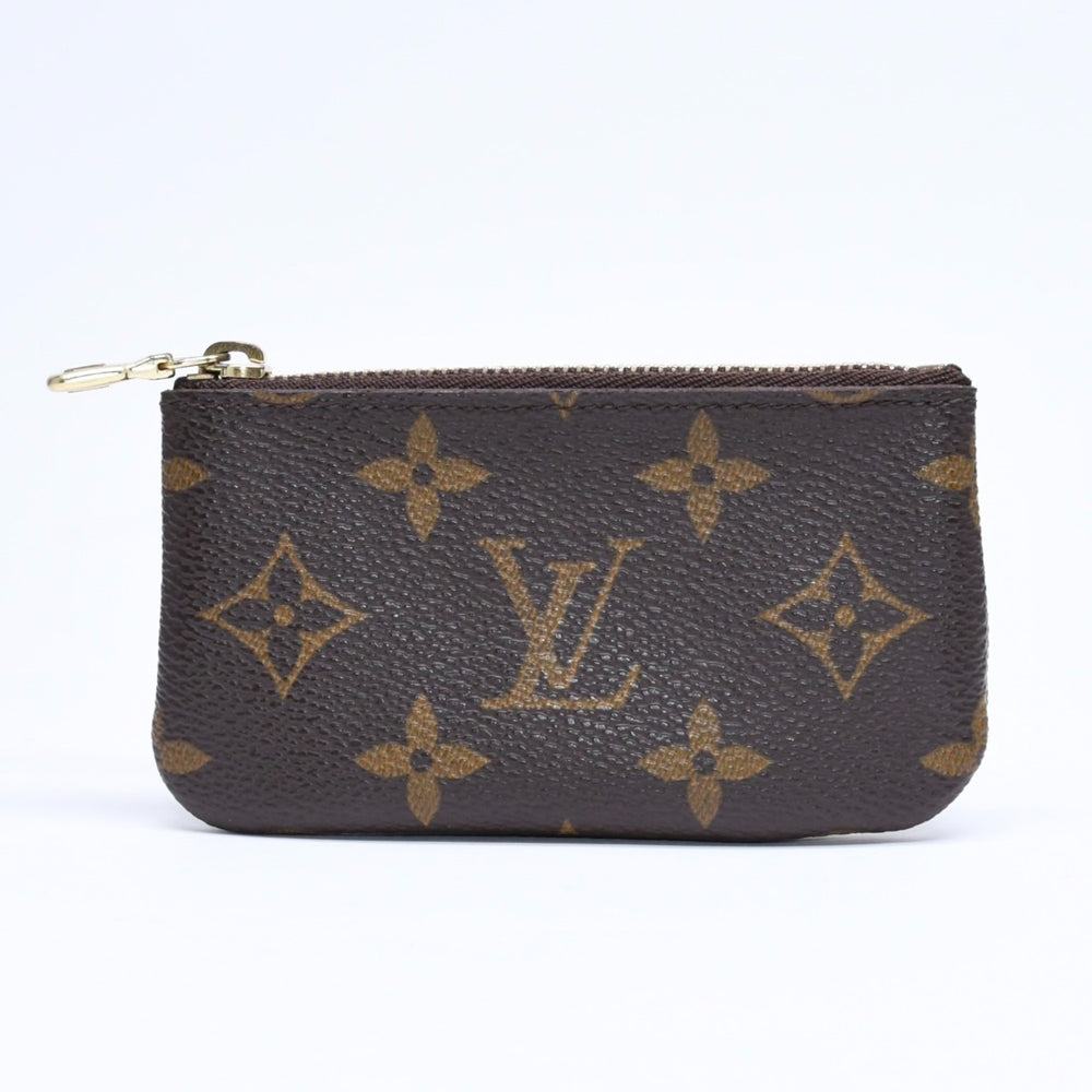 LOUIS VUITTON ルイヴィトン ポシェット クレ コインケース 小銭入れ M62650 モノグラム ブラウン 美品 中古 4a006106