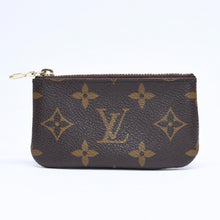 Load the image into the gallery viewer. LOUIS VUITTON ルイヴィトン ポシェット クレ コインケース 小銭入れ M62650 モノグラム ブラウン 美品 中古 4a006106