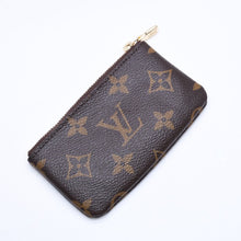 Load the image into the gallery viewer. 極美品 LOUIS VUITTON ルイヴィトン ポシェット クレ コインケース 小銭入れ M62650 モノグラム ブラウン 中古 4a006081