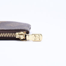 Load the image into the gallery viewer. LOUIS VUITTON ルイヴィトン ポシェット クレ コインケース 小銭入れ M62650 モノグラム ブラウン 美品 中古 4a006106