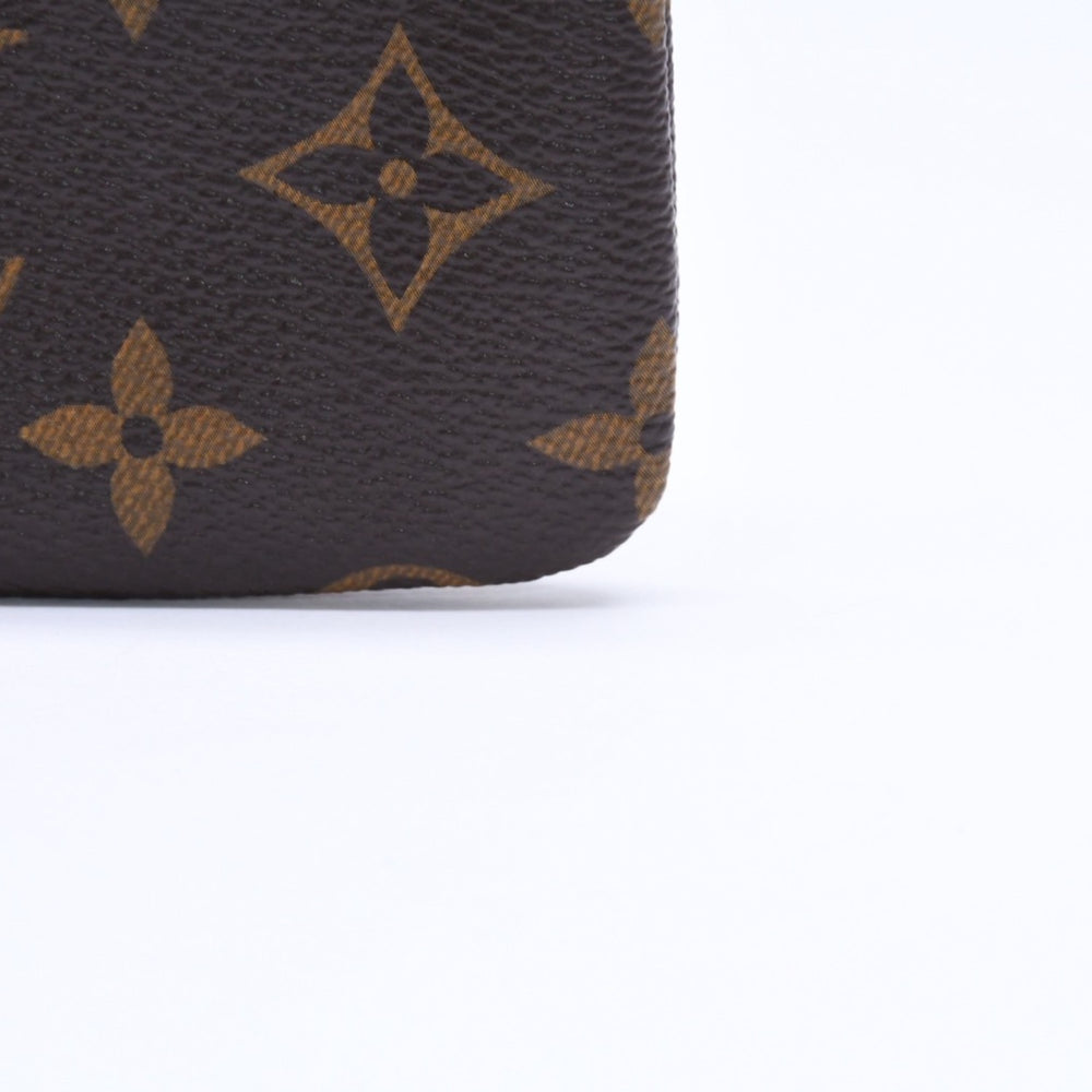 極美品 LOUIS VUITTON ルイヴィトン ポシェット クレ コインケース 小銭入れ M62650 モノグラム ブラウン 中古 4a006081