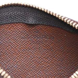 LOUIS VUITTON ルイヴィトン ポシェット クレ コインケース 小銭入れ M62650 モノグラム ブラウン 美品 中古 4a006106