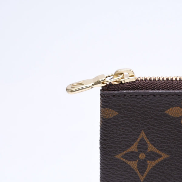 極美品 LOUIS VUITTON ルイヴィトン ポシェット クレ コインケース 小銭入れ M62650 モノグラム ブラウン 中古 4a006081