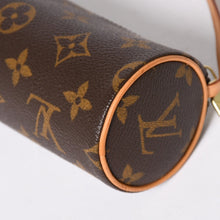 将图片加载到图库查看器中。 極美品 LOUIS VUITTON ルイヴィトン パピヨンポーチ モノグラム アクセサリーポーチ ブラウン ゴールド金具 中古 4a006083