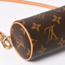 将图片加载到图库查看器中。 極美品 LOUIS VUITTON ルイヴィトン パピヨンポーチ モノグラム アクセサリーポーチ ブラウン ゴールド金具 中古 4a006083