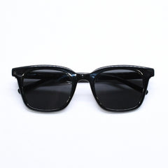 極美品 GENTLE MONSTER ×Maison Margiela ジェントルモンスター メゾンマルジェラ サングラス サイズ53□23 144 ブラック 中古 4a006191