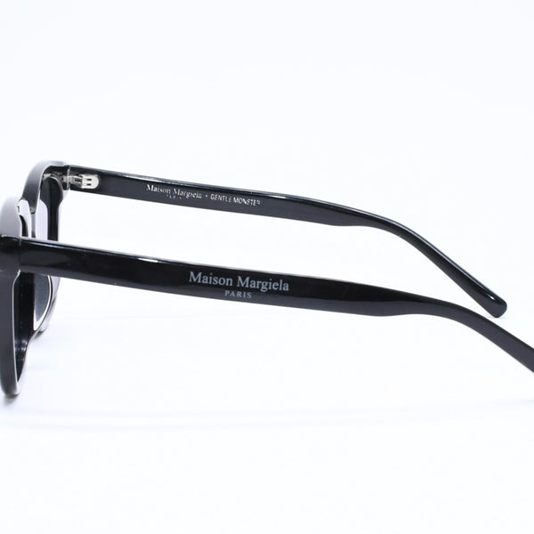 極美品 GENTLE MONSTER ×Maison Margiela ジェントルモンスター メゾンマルジェラ サングラス サイズ53□23 144 ブラック 中古 4a006191