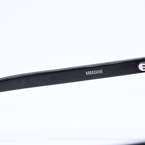 極美品 GENTLE MONSTER ×Maison Margiela ジェントルモンスター メゾンマルジェラ サングラス サイズ53□23 144 ブラック 中古 4a006191