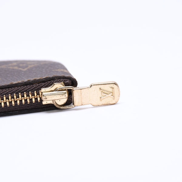 極美品 LOUIS VUITTON ルイヴィトン ポシェット クレ コインケース 小銭入れ M62650 モノグラム ブラウン 中古 4a006080