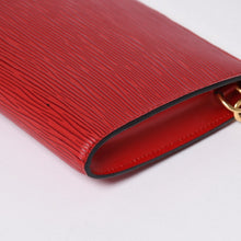 画像をギャラリービューアに読み込む, 新品同様品 LOUIS VUITTON ルイヴィトン ポシェットアクセソワール エピレザー M52947 カスティリアンレッド ゴールド金具 中古 4a006088