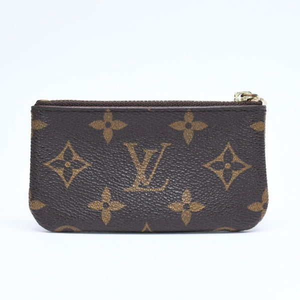LOUIS VUITTON ルイヴィトン ポシェット クレ コインケース 小銭入れ M62650 モノグラム ブラウン 美品 中古 4a006064