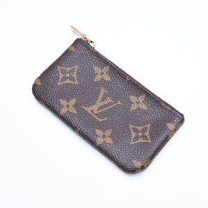 LOUIS VUITTON ルイヴィトン ポシェット クレ コインケース 小銭入れ M62650 モノグラム ブラウン 美品 中古 4a006064