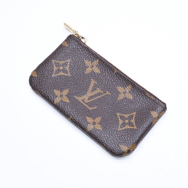 LOUIS VUITTON ルイヴィトン ポシェット クレ コインケース 小銭入れ M62650 モノグラム ブラウン 美品 中古 4a006064