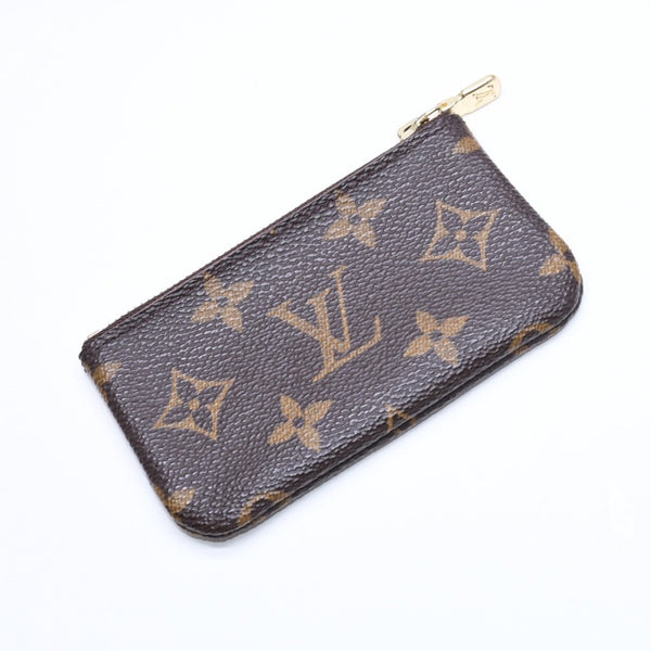 LOUIS VUITTON ルイヴィトン ポシェット クレ コインケース 小銭入れ M62650 モノグラム ブラウン 美品 中古 4a006064
