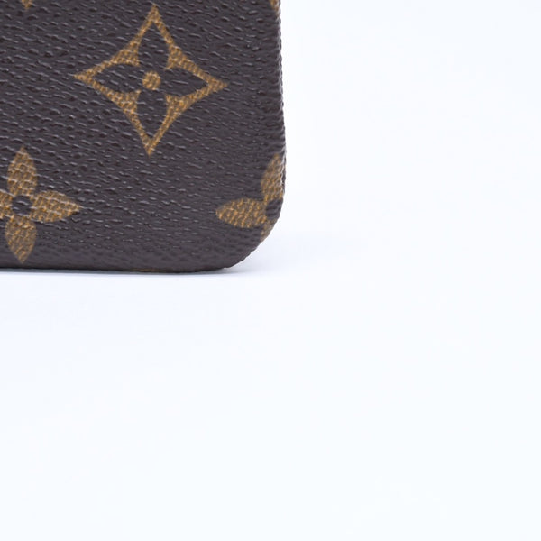 LOUIS VUITTON ルイヴィトン ポシェット クレ コインケース 小銭入れ M62650 モノグラム ブラウン 美品 中古 4a006064