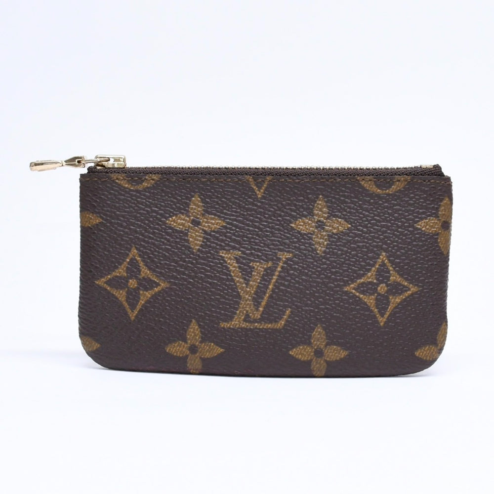極美品 LOUIS VUITTON ルイヴィトン ポシェット クレ コインケース 小銭入れ M62650 モノグラム ブラウン 中古 4a006080