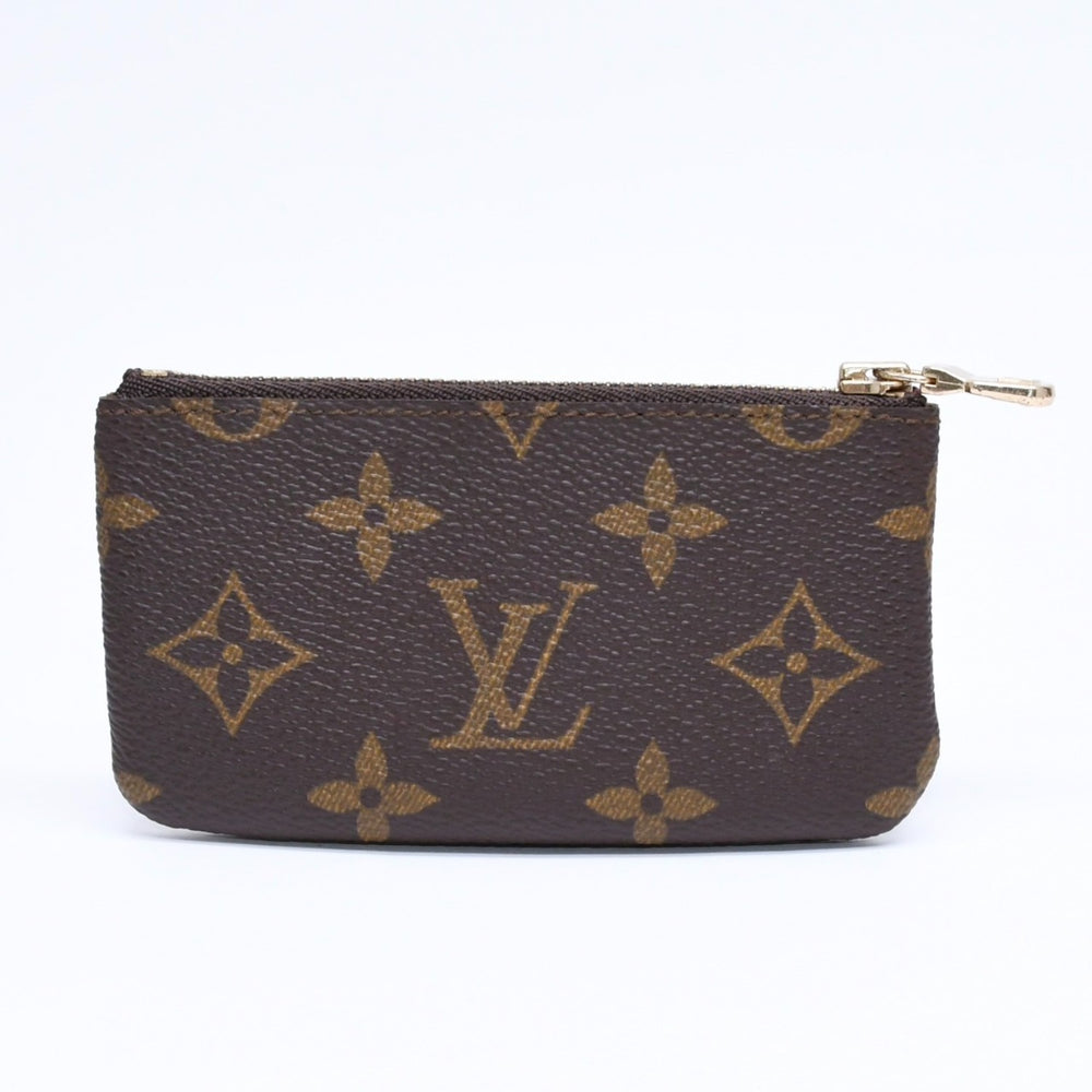 極美品 LOUIS VUITTON ルイヴィトン ポシェット クレ コインケース 小銭入れ M62650 モノグラム ブラウン 中古 4a006080