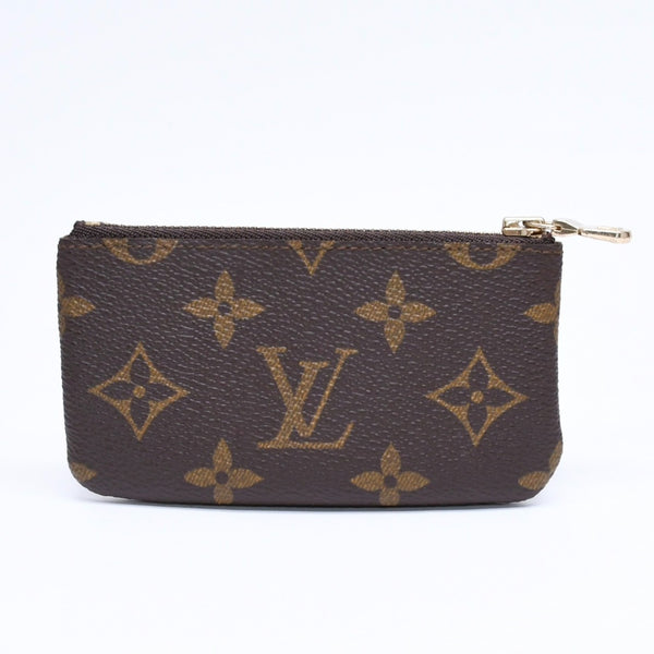 極美品 LOUIS VUITTON ルイヴィトン ポシェット クレ コインケース 小銭入れ M62650 モノグラム ブラウン 中古 4a006080