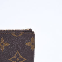Load the image into the gallery viewer. 極美品 LOUIS VUITTON ルイヴィトン ポシェット クレ コインケース 小銭入れ M62650 モノグラム ブラウン 中古 4a006080