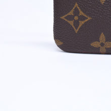 Load the image into the gallery viewer. 極美品 LOUIS VUITTON ルイヴィトン ポシェット クレ コインケース 小銭入れ M62650 モノグラム ブラウン 中古 4a006080