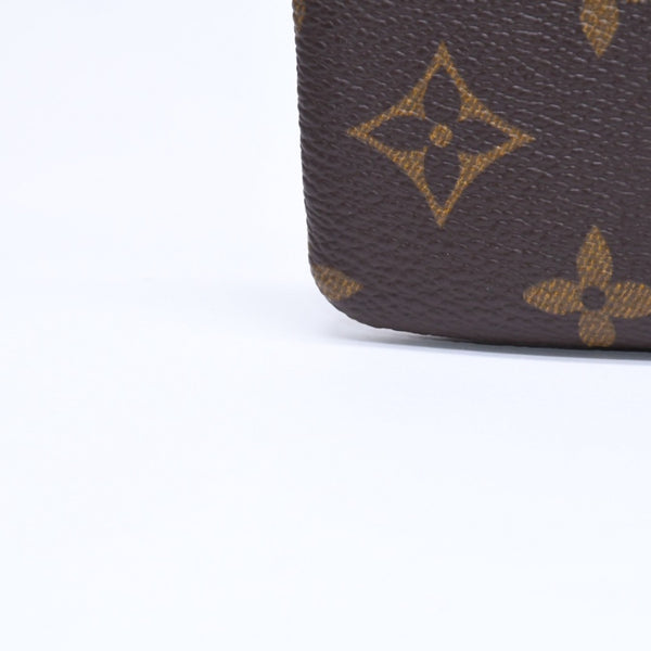 極美品 LOUIS VUITTON ルイヴィトン ポシェット クレ コインケース 小銭入れ M62650 モノグラム ブラウン 中古 4a006080