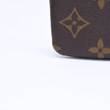 Load the image into the gallery viewer. 極美品 LOUIS VUITTON ルイヴィトン ポシェット クレ コインケース 小銭入れ M62650 モノグラム ブラウン 中古 4a006080