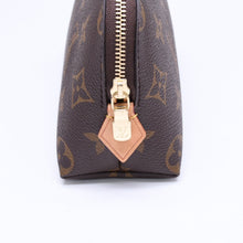画像をギャラリービューアに読み込む, 極美品 LOUIS VUITTON ルイヴィトン ポシェットコスメティックPM ポーチ M47515 モノグラム ブラウン ゴールド金具 中古 4a006099