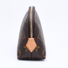 画像をギャラリービューアに読み込む, 極美品 LOUIS VUITTON ルイヴィトン ポシェットコスメティックPM ポーチ M47515 モノグラム ブラウン ゴールド金具 中古 4a006089