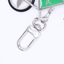 画像をギャラリービューアに読み込む, 極美品 LOUIS VUITTON ルイヴィトン BIJOU DE SAC BIKE ビジューサック バイク チャーム キーホルダー M77148 シルバー グリーン 中古 4a006085