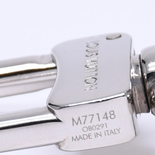 極美品 LOUIS VUITTON ルイヴィトン BIJOU DE SAC BIKE ビジューサック バイク チャーム キーホルダー M77148 シルバー グリーン 中古 4a006085