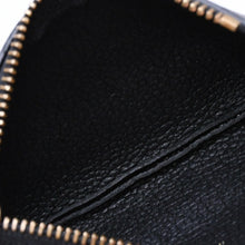 Load the image into the gallery viewer. 極美品 LOUIS VUITTON ルイヴィトン コインケース モノグラム・アンプラント ノワール ポシェットクレ M80885 ブラック ベージュ 中古 4a006053