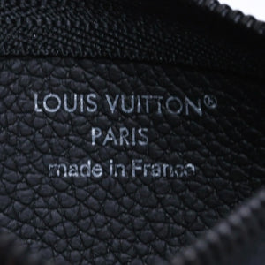 新品未使用品 LOUIS VUITTON ルイヴィトン コインケース ダモフラージュ・キャンバス ポシェットクレ M28666 ブラック グレー 中古 4a006091