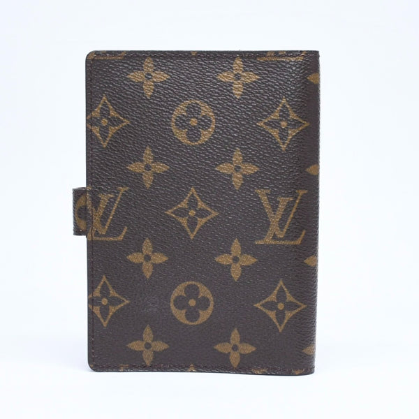 LOUIS VUITTON ルイヴィトン 手帳ケース アジェンダPM モノグラム R20005 ブラウン 美品 中古 4a006057
