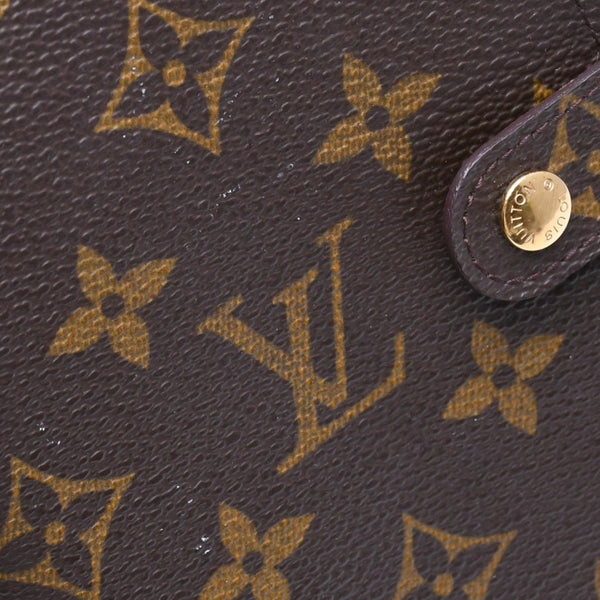 LOUIS VUITTON ルイヴィトン 手帳ケース アジェンダPM モノグラム R20005 ブラウン 美品 中古 4a006057