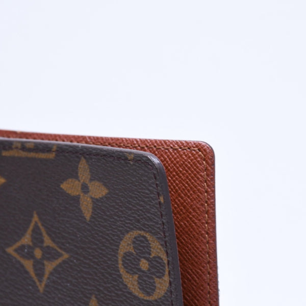 LOUIS VUITTON ルイヴィトン 手帳ケース アジェンダPM モノグラム R20005 ブラウン 美品 中古 4a006057