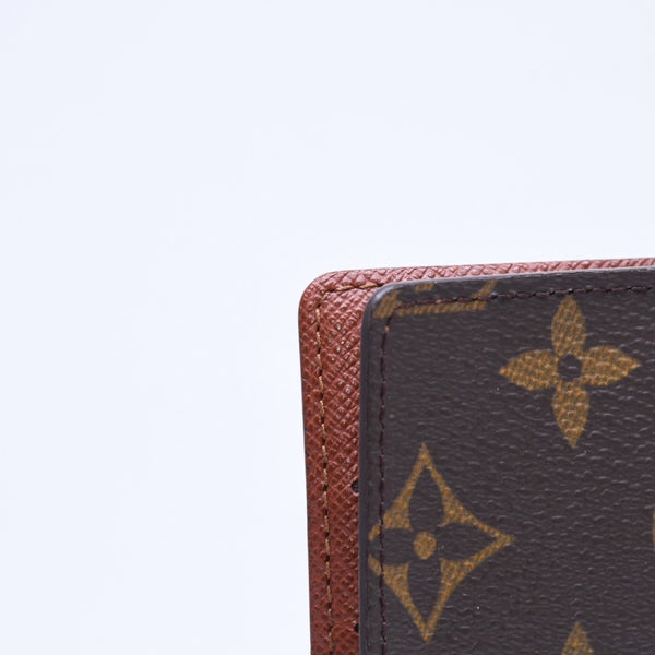 LOUIS VUITTON ルイヴィトン 手帳ケース アジェンダPM モノグラム R20005 ブラウン 美品 中古 4a006057