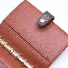 Load the image into the gallery viewer. LOUIS VUITTON ルイヴィトン 手帳ケース アジェンダPM モノグラム R20005 ブラウン 美品 中古 4a006057