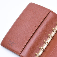 Load the image into the gallery viewer. LOUIS VUITTON ルイヴィトン 手帳ケース アジェンダPM モノグラム R20005 ブラウン 美品 中古 4a006057