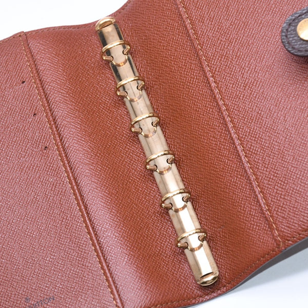 LOUIS VUITTON ルイヴィトン 手帳ケース アジェンダPM モノグラム R20005 ブラウン 美品 中古 4a006057