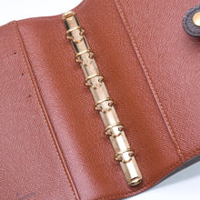 Load the image into the gallery viewer. LOUIS VUITTON ルイヴィトン 手帳ケース アジェンダPM モノグラム R20005 ブラウン 美品 中古 4a006057