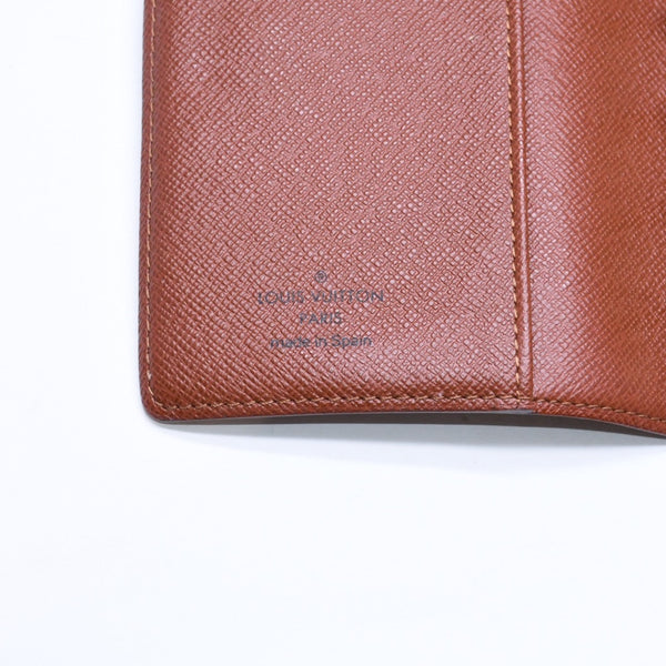 LOUIS VUITTON ルイヴィトン 手帳ケース アジェンダPM モノグラム R20005 ブラウン 美品 中古 4a006057