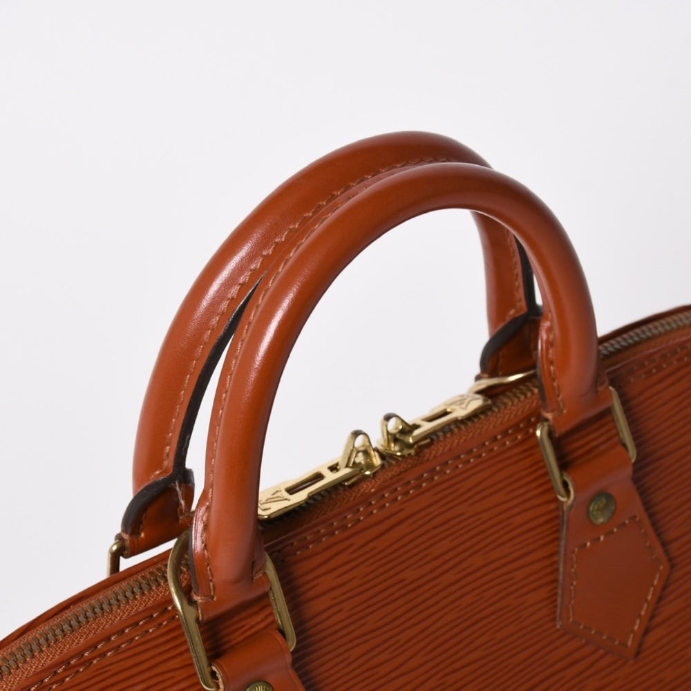 極美品 LOUIS VUITTON ルイヴィトン アルマ ハンドバッグ M52419 エピレザー ケニアブラウン MI0976 ゴールド金具 中古 4a006087