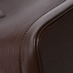 極美品 LOUIS VUITTON ルイヴィトン エピ アルマ ハンドバッグ M5214D ブラウン ダークブラウン エピレザー 中古 4a006102