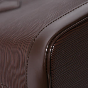 極美品 LOUIS VUITTON ルイヴィトン エピ アルマ ハンドバッグ M5214D ブラウン ダークブラウン エピレザー 中古 4a006102