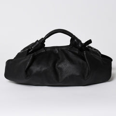 LOEWE Handbag Tote Bag Nappa Aire Black Anagram Embossed Leather Good Condition Used 4a005893
